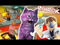 КОШКА ЛАНА УБЕГАЕТ ИЗ БОЛЬНИЦЫ! ROBLOX HOSPITAL ESCAPE OBBY