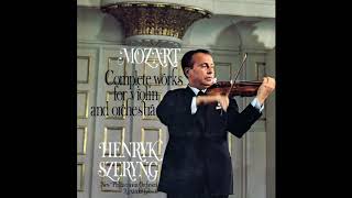 Mozart Violin Concerto No. 3 Henryk Szeryng New Philharmonia Orchestra Alexander Gibson (1970/2018)
