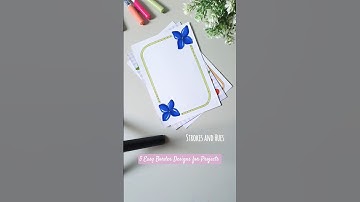 Border designs for projects||#shorts #borderdesignforproject #borderdesign #projectdesign