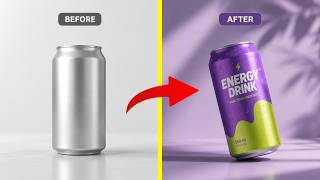 How to Make a REALISTIC Soda Can Mockup in Photoshop! (Easy Tutorial)