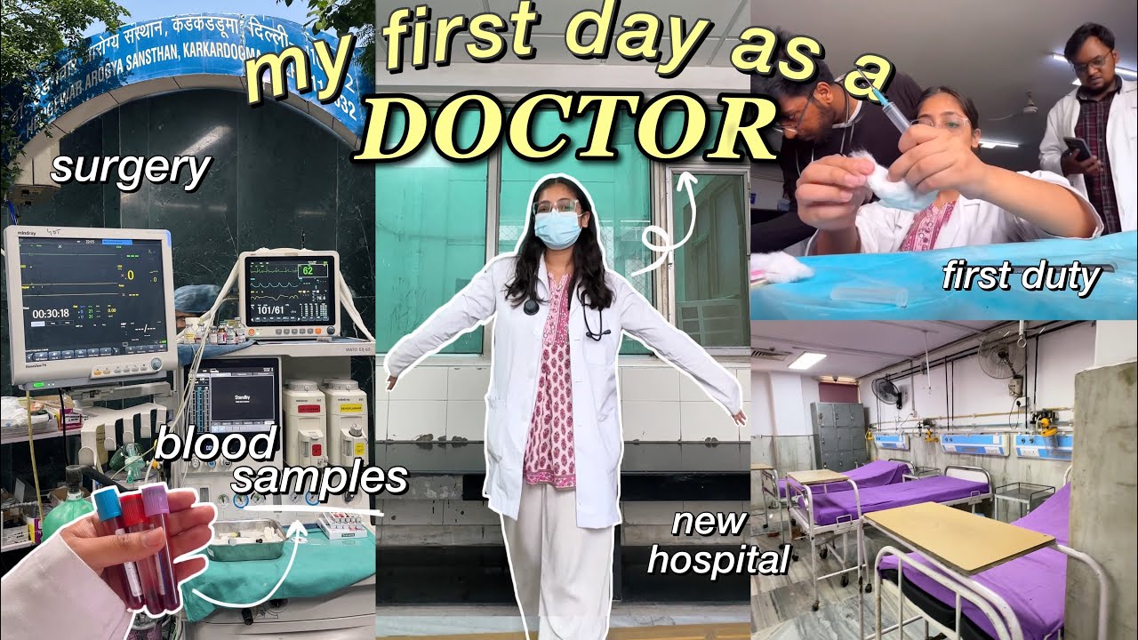 I FINALLY BECAME A DOCTOR😳👩🏻‍⚕️: mbbs internship begins, surgery, my first blood sample💉🩸