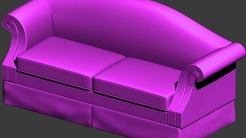 3d simple 3dmax sofa model....part3