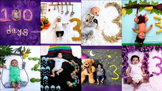 🦋🌸 Beautiful Third Month Baby Photoshoot Ideas 📸💡/Shining 🌟 Swathi/Photoshoot Ideas at home 🏠🌸🦋