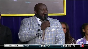 Shaq At His Ceremony "CAN YOU DIG IT?!"