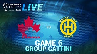 Team Canada vs. HC Davos | Game 6 | Spengler Cup Davos 2019