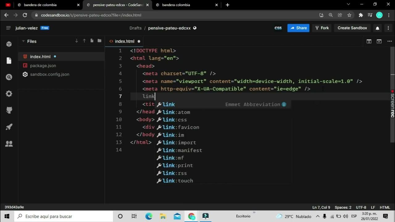 BANDERA CON HTML Y CSS - YouTube