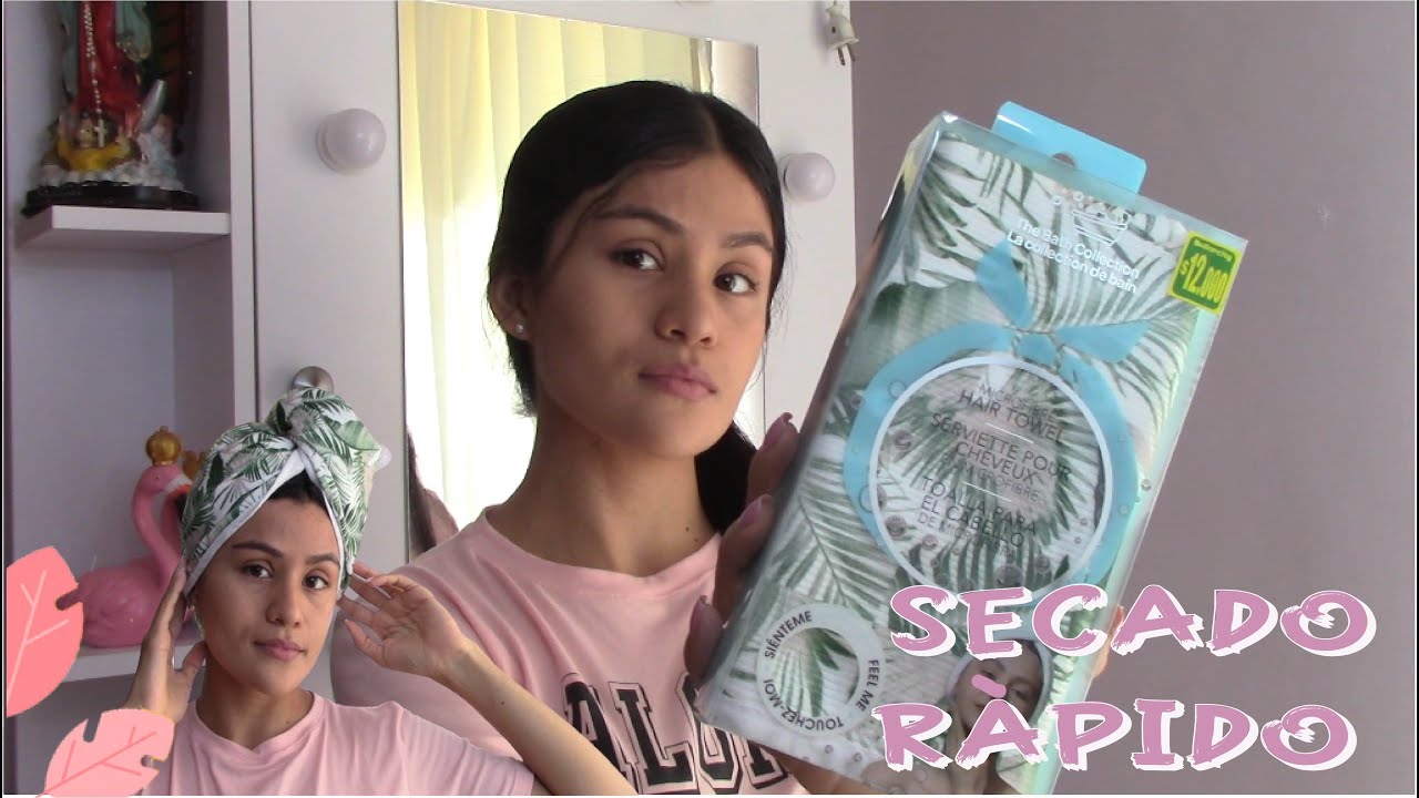 TOALLA DE MICROFIBRA PARA EL CABELLO - Cómo usarla (Dollarcity)