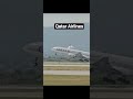 कतर एयरलाइंस भारत से उड़ान भर। aeroplane aviation airplane #travel #hawaijahaj #viralvideo subscribe