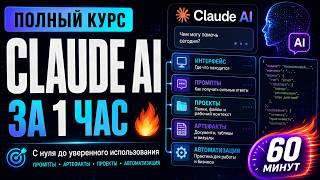 Claude AI: Полный Гайд от 0 до PRO за 60 минут
