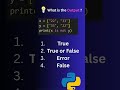 python quiz#python#quiz#support#subscribe