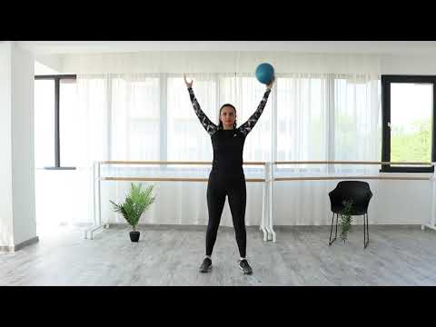 Kids Workout: Exercitii cu mingea de gimnastica | Irene