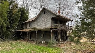 Sad 145 year old Abandoned Clemson Farm House Hidden Away By Bamboo in Pennsylvania