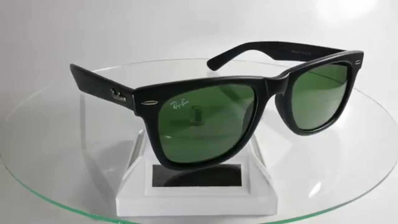 KACAMATA RAYBAN WAYFARER RB2140 901 SUNGLASSES - YouTube