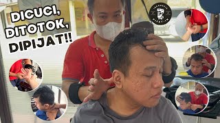ASMR Massage | CUCI RAMBUT, TOTOK WAJAH, DIPIJAT | BADAN KAKU SEMBUH!! 🇮🇩 #massage #relaxing #relax