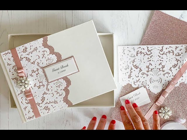 HOW TO: Make your own Wedding Guest Book (Cheap & Easy DIY Tutorial) 