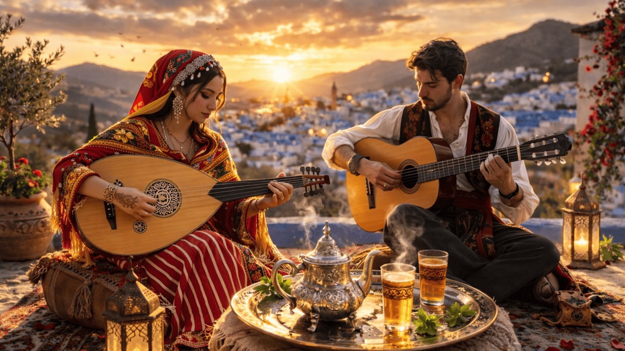 Lovely Spanish Guitar & Moroccan Oud | Romantic Flamenco  for Relaxation, Work, Travel and Chill