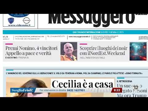 SVEGLIA FRIULI | 09/01/2025