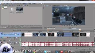 Celebrity JustEditingTuts | Simple Gun Syncing | Sony Vegas Tutorial #1 Net Worth