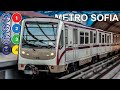  sofia metro  all the lines       2024 4k