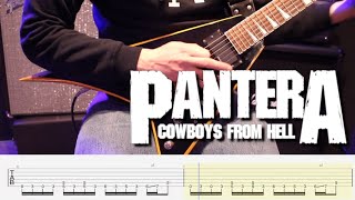 Pantera - Cowboys From Hell (GUITAR COVER & TABS)