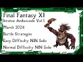 Ffxi  intense ambuscade vol one march 2024 battle strategies and normal solo battle examples