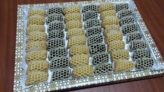 حلويات العيد 2020 / حلوة الشهدة أو عش النحلة بالتمر و باللوز، المقادير و طريقة التحضير