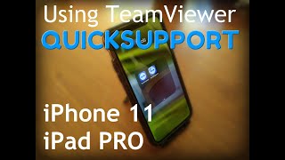 How to use Team Viewer Quick support on iPhone 11 or iPad Pro screenshot 2