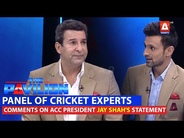 #ThePavilion panel of cricket experts comments on ACC President Jay Shah's statement class=