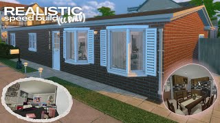 cc realistic suburban speed build | attempting to furnish  | sims 4