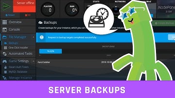 Nodecraft Basics - Server Backups