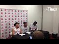 NMSU talks after beating UTEP in men's hoops on Wednesday in Cruces