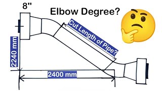 any Degree offset formula | pipe offset calculation | Travel Length Formula #pipeoffset