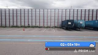 유로트럭 트레일러 드라이브 방송 택배 받으러 광양 ➡️  옥천  Container Trailer 40FT Drive Livestreaming