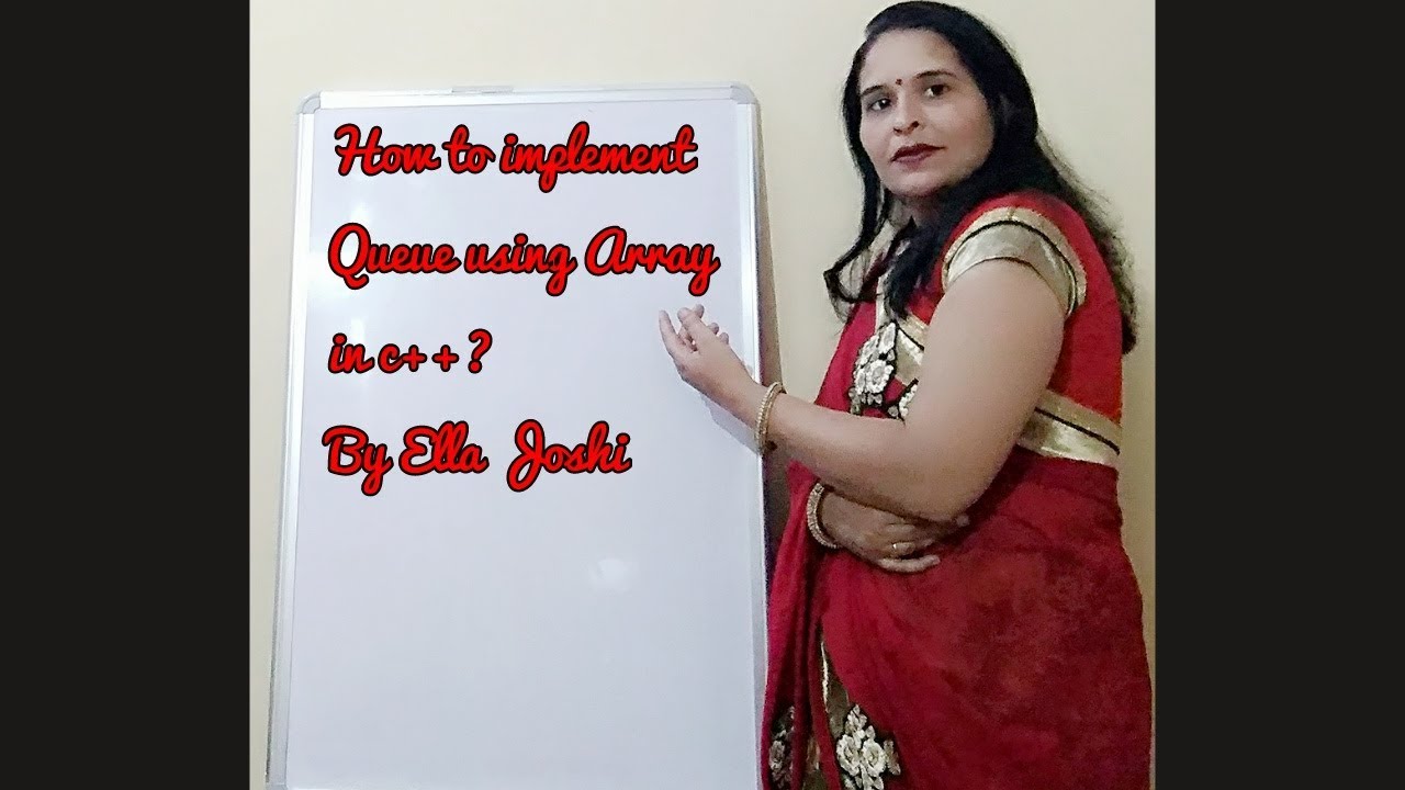 Queue using Array in c++ - YouTube