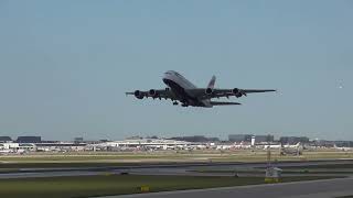 Flight BA294 Takeoff @O'hare Runway  28C