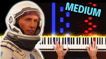 Interstellar Main Theme | MEDIUM | Piano Tutorial | Hans Zimmer