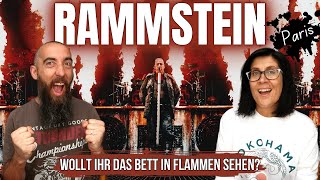 Rammstein - Wollt Ihr Das Bett In Flammen Sehen? (Paris) (REACTION) with my wife