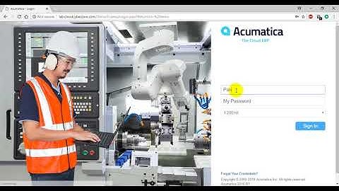 Login demonstration #Logindemonstration  #cloudcybercore #cloudcybercoreaccumatica