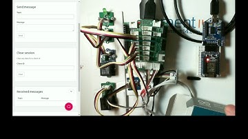 Arduino UNO USB Host Shield demo to send and receive data from the cloud using ESP8266