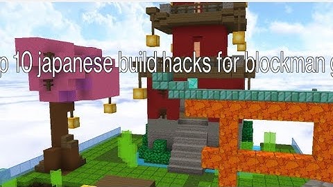 top 3 japanese builds for sky block√ (blockman go)