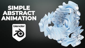 Simple abstract animation in Blender
