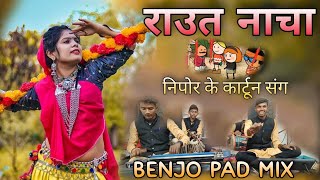 राउत नाचा। benjo पैड mix intumental song @dkoficial_02 @niporkecartoon ke sang