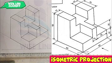 ISOMETRIC PROJECTION TECHNICAL DRAWING ENGINEERING DRAWING