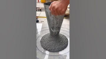 Concrete Slump Flow Test #shorts