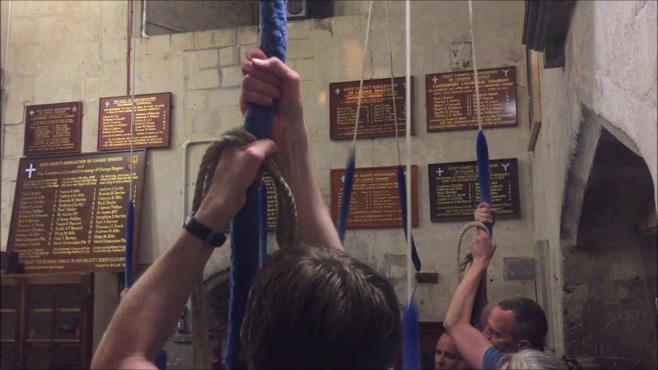 Bell Ringing at Canterbury Cathedral, Kent - YouTube