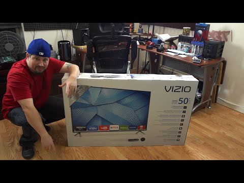 Vizio M50-C1 4K Ultra HD Smart TV (Unboxing) in 1080p