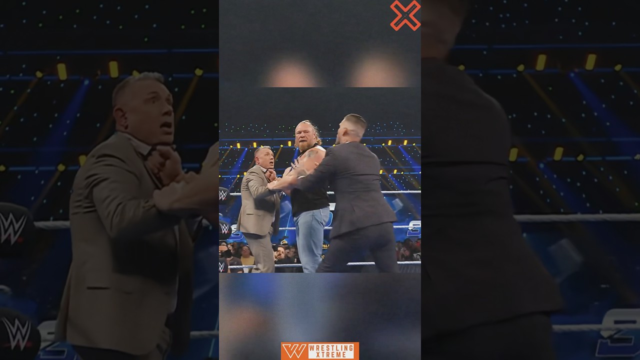 Brock Lesnar Attacks Corey Graves - WWE Smackdown 