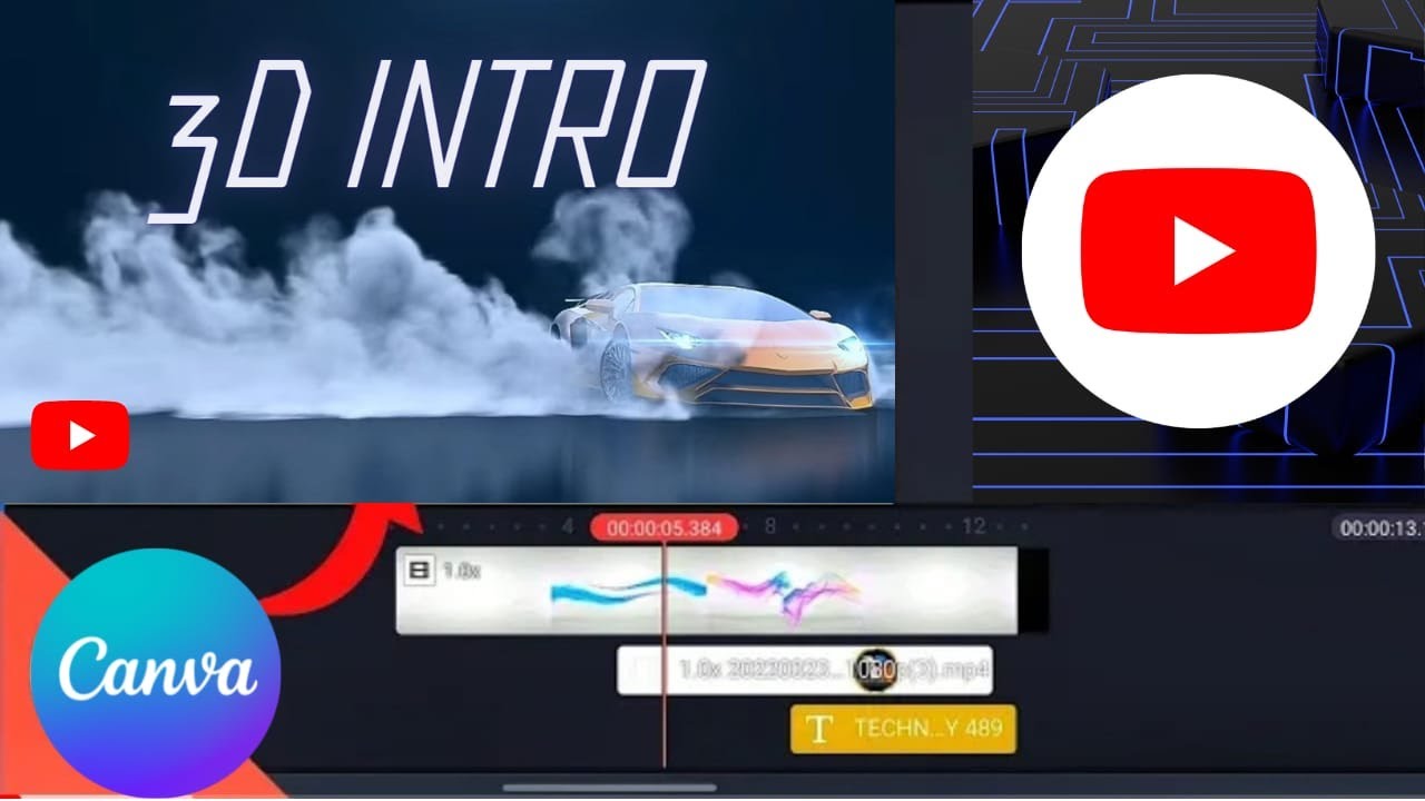 Easy Youtube Video Intro Tutorial | Intro Kaise Banaye | Professional ...