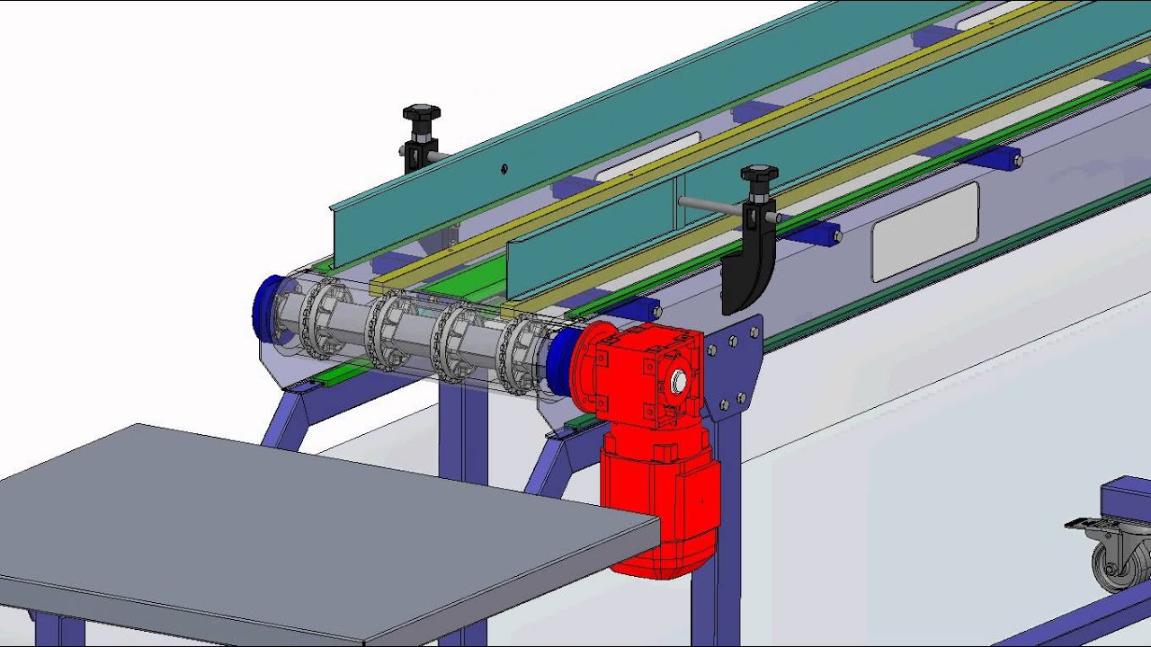 transportadora modular - YouTube | Banda transportadora, Disenos de unas, Modulares