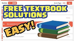 Get Homework Answers & Textbook Solutions for FREE Instantly! ALL SUBJECTS!